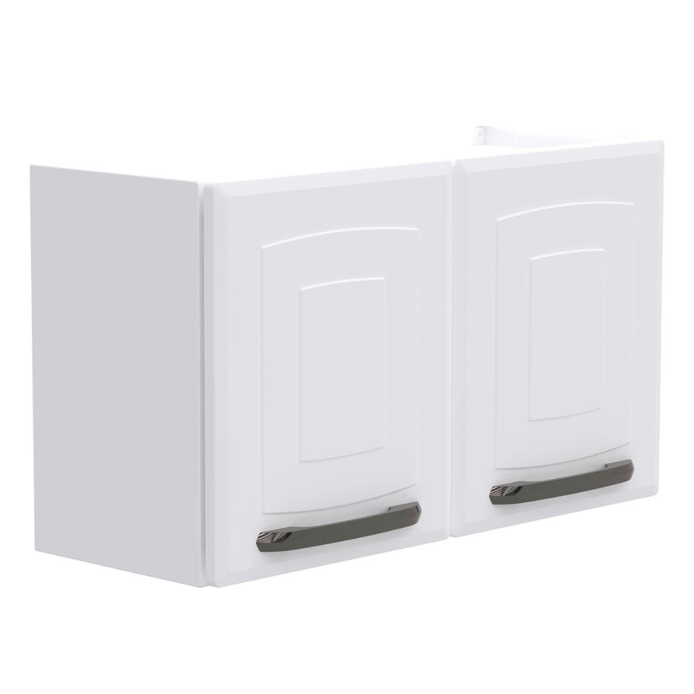 Armário Aéreo Cozinha 2 Portas Colormaq Titanium 70cm Aço Branco - 2