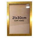 Ver imagem 1 de Moldura Quadro A4 21x30 Diploma Certificado Foto com Vidro - Várias Cores TaColado Moldura Trad 1cm 