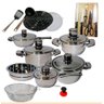 Jogo de Panelas Inox Aço Cirúrgico com 19 Peças Frankfurt - 3