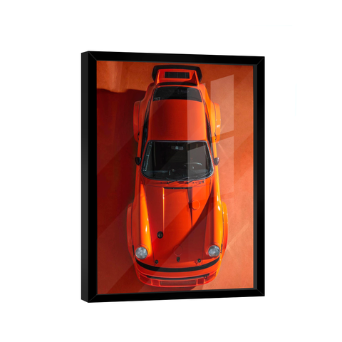 Quadro Porsche 911 Laranja -- BR ARTES