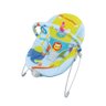 Cadeira De Descanso Bolinhas Arco Weeler Azul + Babador Impermeável Leão Fisher Price Amarelo - 2