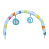 Cadeira De Descanso Bolinhas Arco Weeler Azul + Babador Impermeável Leão Fisher Price Amarelo - 4