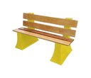 Ver imagem 1 de Banco Jardim Espera com Encosto 1,5 metro - AMARELO GIRASSOL 007