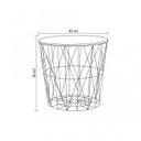 Ver imagem 3 de Mesa Malva Dourada Rivatti Móveis