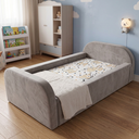 Ver imagem 1 de Cama Baby Soft de Espuma Montável e Desmontável com Colchão:Bege