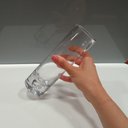 Ver imagem 3 de Vaso Decorativo de Vidro Transparente 19x6x6cm Enfeite Sala Mesa Estante Flores