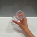 Ver imagem 4 de Vaso Decorativo de Vidro Transparente 19x6x6cm Enfeite Sala Mesa Estante Flores