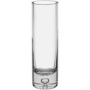 Ver imagem 1 de Vaso Decorativo de Vidro Transparente 19x6x6cm Enfeite Sala Mesa Estante Flores