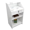 Ver imagem 3 de BALCAO CAIXA LOJA M26.2020.B MDF (COMÉRCIO GERAL, LOJA) MUNDI MOVEIS Branco