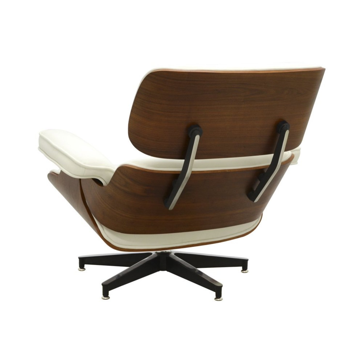 Poltrona com Assento Charles Eames Branca  Móveis - 6