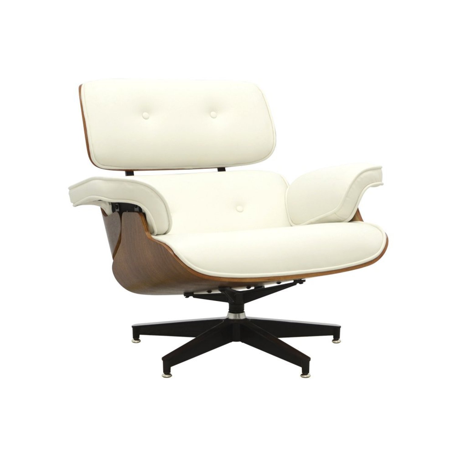 Poltrona com Assento Charles Eames Branca  Móveis - 2