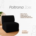 Ver mais imagens de Kit 2 Poltronas Decorativas Zoe Orgânicas Modernas Minimalistas Sala Recepção Luxo Suede