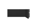 Ver imagem 1 de Rodapé de Poliestireno 10cm x 16mm x 2,40m Frisado Black 3457 Santa Luzia Preto