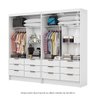 Closet Casal Duplo Sevilha Premium com 12 Gavetas Branco - 5