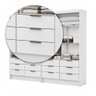 Closet Casal Duplo Sevilha Premium com 12 Gavetas Branco - 6