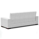 Ver mais imagens de Sofá Cama Decorativo 210cm Beesley Pu Branco Brilho - Gran Belo