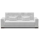 Ver imagem 6 de Sofá Cama Decorativo 210cm Beesley Pu Branco Brilho - Gran Belo