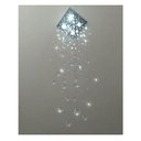 Ver imagem 3 de Lustre de Cristal Legítimo para Sala Base Inox 1 Metro de Alt - Transparente