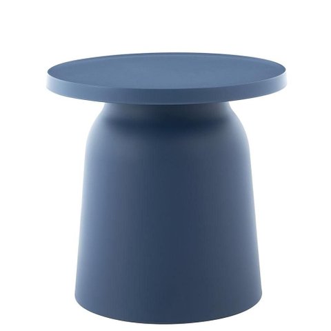 Mesa Lateral de Apoio Minimalista Amanhecer Rivatti 47 Cm (largura) em Polipropileno Azul