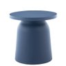 Mesa Lateral de Apoio Minimalista Amanhecer Rivatti 47 Cm (largura) em Polipropileno Azul - 1