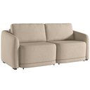 Ver imagem 1 de Sofá Cama para Sala de Estar 2 Lugares 216cm Montserrat K01 Linho Bege - Lyam Decor