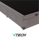 Ver imagem 3 de Cama Box Baú Solteiro Bravus Estrutura Madeira Cinza Vtech