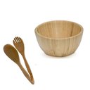 Ver imagem 1 de Saladeira de Bambu com 19cm Acompanha Pegadores - Ecologica Mimo