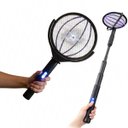 Ver imagem 3 de Raquete Mata Mosquito Eletrica Bastao Extensivel Luz Uv Mosca Pernilongo Inseto Mesa Parede Quarto S