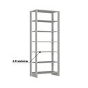 Ver imagem 3 de Estante Closet 80cm com 6 Prateleiras - Branco