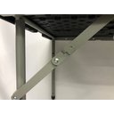 Ver imagem 4 de Mesa Dobrável Vira Maleta com 3 Regulagens de Altura Cor Preta