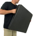 Ver imagem 3 de Mesa Dobrável Vira Maleta com 3 Regulagens de Altura Cor Preta