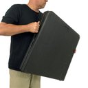 Ver imagem 6 de Mesa Dobrável Vira Maleta com 3 Regulagens de Altura Cor Preta