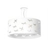 LUSTRE INFANTIL PENDENTE AVIÕES DUPLO 50X16: Branco - 1