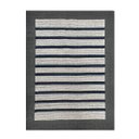Ver imagem 1 de Tapete Tear 150x200 Listrado Cinza Azul