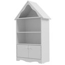Ver imagem 1 de Casinha Organizadora Infantil Corinne 100% Mdf (brinquedoteca Menina Livros Brinquedos) Woodcore