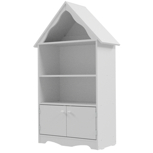 Casinha Organizadora Infantil Corinne 100% Mdf (brinquedoteca Menina Livros Brinquedos) Woodcore