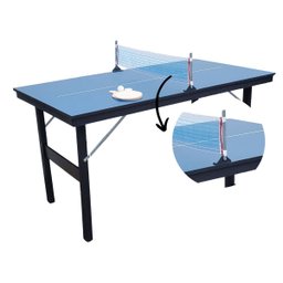 Kit Mini Mesa Tênis de Mesa Mdp 15mm Raquetes Bolinha Rede - 6