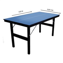 Kit Mini Mesa Tênis de Mesa Mdp 15mm Raquetes Bolinha Rede - 5