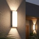 Ver imagem 6 de Arandela Led de Parede 2 Fachos Difusa 7w Branco Quente 3000k 560lm Irc80 Externa St3287