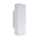 Ver imagem 3 de Arandela Led de Parede 2 Fachos Difusa 7w Branco Quente 3000k 560lm Irc80 Externa St3287
