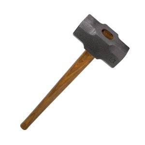 Marreta Premium Cabo e Cunha de Madeira Envernizado 8kg Minasul