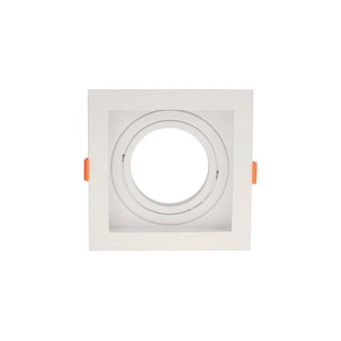 Spot de Embutir Recuado Astraled Berenices para Lâmpada Par 20 Quadrado Branco Sp-7618