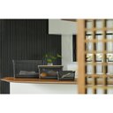 Ver imagem 5 de Cesto Organizador Grid Com Tampa De Bambu 2,5l Preto - OU