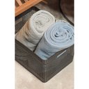 Ver imagem 7 de Cesto Organizador Grid Com Tampa De Bambu 2,5l Preto - OU