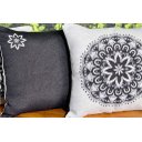 Ver imagem 2 de Kit Capas de Almofadas Rústico Dupla Face 3 Peças - Celine Arte & Tear Kit Capa de Almofada