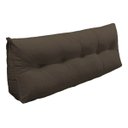 Ver imagem 1 de Almofada Cabeceira Mel Cama Casal 140cm Encosto Suede:Capuccino/Suede
