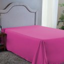 Ver imagem 1 de Lençol 400 Fios Casal sem Elástico Virol Hotel Pousada Tecido Acetinado:pink