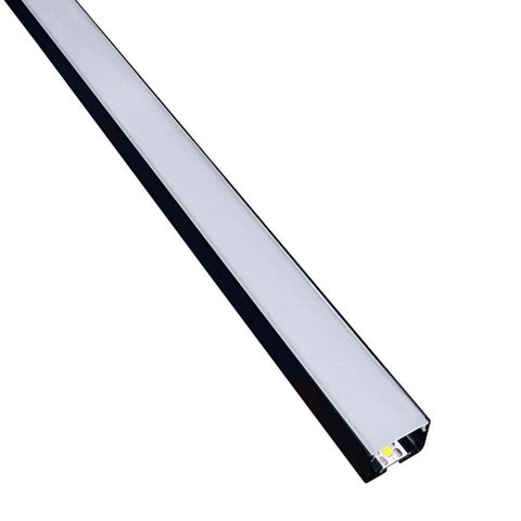 Perfil de Led de Sobrepor Save Energy Lls Flex Ii 3 Metros com Led 3000k Luz Amarela Preto {