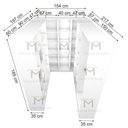 Ver imagem 4 de KIT CLOSET MODULAR M80.2021.B (102X2,40,44,46,49) QUARTO MUNDI MOVEIS