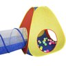Barraca Infantil Toca Túnel 3x1 Dobrável 100 Bolinhas Menino Menina Cabana Colorida Brinqway BW- - 5
